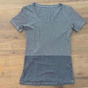 Lululemon Gray Striped T Shirt - 4